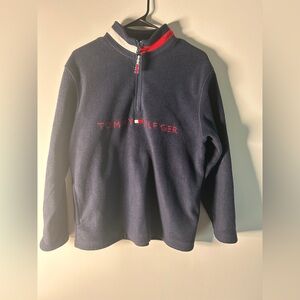 Vintage Navy Tommy Hilfiger quarter zip jumper